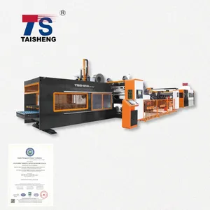 Cardboard Box Making Machine High Speed Folder Gluer Counting Stacking Output