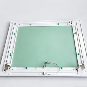 Push Open Type Aluminum Frame Gypsum Access Panel with Spring Lock System