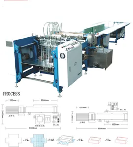 Semi-Auto Gift Box Making Production Line/Rigid Box Making Machine/Box Making Machine
