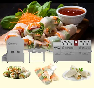 Spring Roll Production Line Industrial User Friendly Operation Simple Control Line
