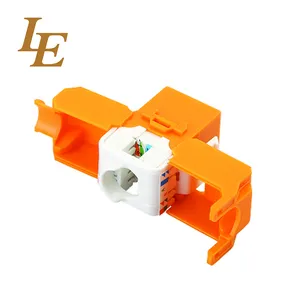 Le RJ45 CAT6 Keystone Modular Jack for Network Cabling