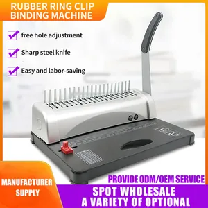 Compact Binding Machine for A4 Papers with 21 Hole Comb System