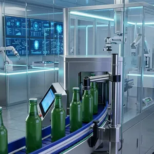 Fully Automatic Pallet Stretch Wrapping & Print-Apply Labeling Integrated Inspection System with Case/Pallet Code Correlation for Traceability