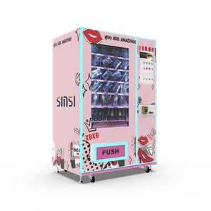 Modern Vending Machine with Touchscreen Display and Cloud Management System