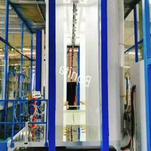 High-Efficiency Automated Powder Coating System with Lift Feature