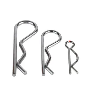 Durable R-Type Pin for Fastening with Elastic Closed Design