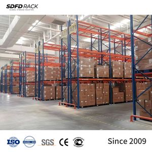 Industrial Pallet Rack Heavy-Duty Shelves Warehouse Storage Racking for Cold Chain Logistics Beverage Inventory Management System