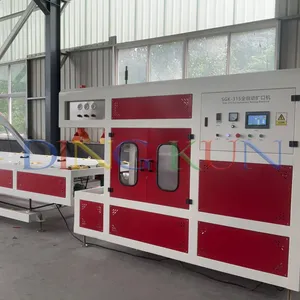 Sjsz 80/156 PVC UPVC Pipe Making Machine with R Type Belling Machine