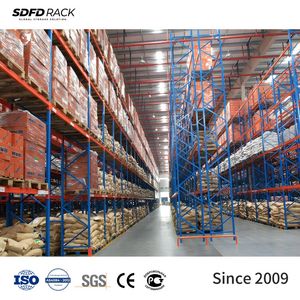 Industrial Pallet Rack Heavy-Duty Shelves Warehouse Storage Racking for Cold Chain Logistics Beverage Inventory Management System