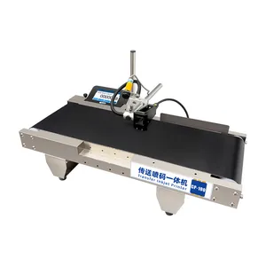 Mini Conveyor Semi-Automatic Inkjet Printer Solvent Production Date Qr Code Barcode Small Multi-Function Coding Label Printing