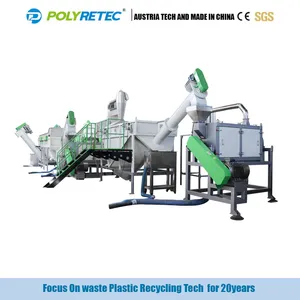 Plastic ABS/PS TV Shell/Computer Shell/Refrigerator Shell Crushing Washing Recycling Machine