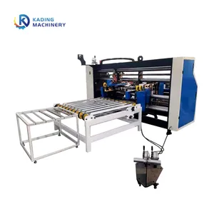Double Piece Semi-Auto Box Stitching Machine Carton Box Stitcher Machine