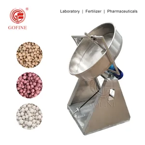 Small Disc Pan Type Lab Fertilizer Granulating Coating Machine for Home Use