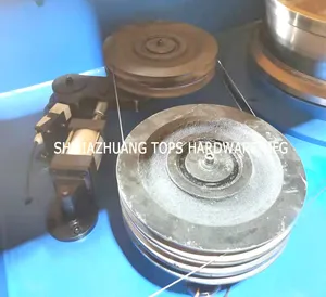 PLC Control Fast Speed Cold Wire Rod Drawing Machine for Rolled Rib Wire Making Wire Mesh