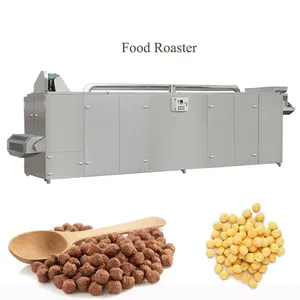 Fully Automated, Customized Puffed Snacks Food Machine Core Filling Making Processing Line Puffed Corn Breakfast Cereal Snacks Food Extruder Machine