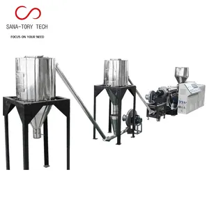 Pellets Machine for PVC with Powder Plastic Extruders
