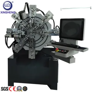 High-Performance Camless CNC Wire Spring Machine with 10 Axes