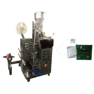 Inner and Outer Tea Bag Packing Machine with Tag and Thread