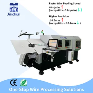 Next Gen 6mm Automatic Spring Making Machine with Touch Screen Control Wire Bending Machine 3D Wire Bending Machine