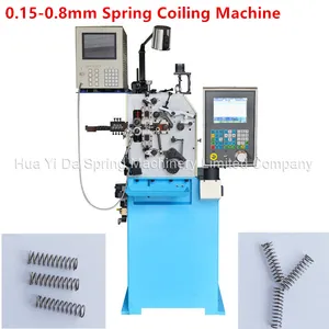 Hyd-208 CNC Computer Compression Spring Making Coiler Machine Helicoil Coiling Machine