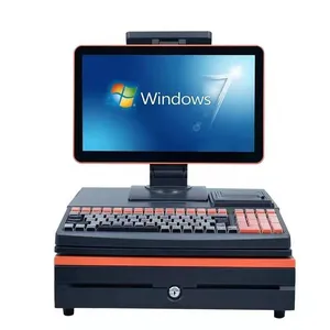 Factory POS System with POS Computer, Auto Scanner, Receipt Printer, Drawer