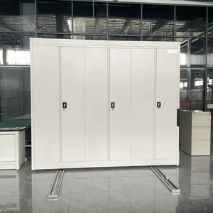 Mobile Library Shelving Mechanical File Storage System Mobile Compactor