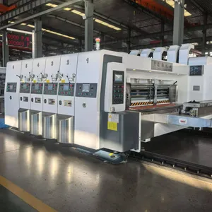 Yunxiang High Speed Full Automatic Ink Wash Printer Carton Box Making Machine