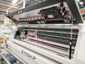 Float Glass Mirror Beveling Edging Polishing Machine with PLC Control System