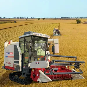 Compact Rice Harvesting Machine for High Efficiency and Performance