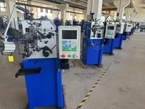 2 Axis CNC Spring Coiling Machine, Automatic PLC Compression Coiled Spring Machine, Auger Spring Coiler Machine