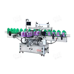 Enak Factory Customization Automatic Stable Control System Vertical Self-Adhesive Sticker Vials Tube Labeling Machine