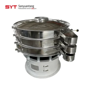 Round Paper Pulp Screening Machine Vibrating Sieve Filter