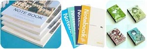 Hot Adhesive Gluer Book Binding Machine Notebook Booklet Making Machine