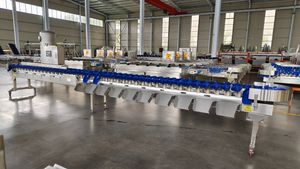 Sorting Machine Bags Sorting and Counting Collection Carton Box Packing Line with Cartoning Machine