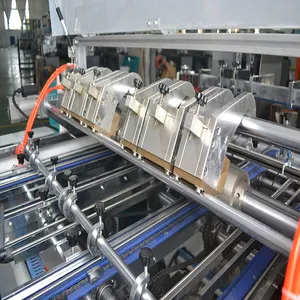 Automatic Hamburger Paper Box Forming Machine, Carton Box Making Machine