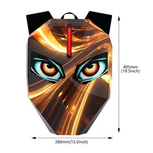 Motorcycle Riding Backpack LED Advertising Fashionable Delivery Backpack
