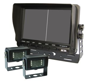 Truck School Bus Night Vision Ahd Camera 7 Inch Rear View Monitor Monitoring System