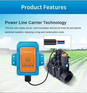 Addressable 2-Wire Decoder, Powerbus Communication Module for Irrigation Solenoid Valves, Direct Burial