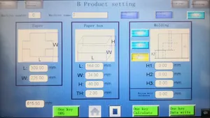 Automatic Smart Rigid Packaging Sweet Box Making Machine Cardboard Box Maker Phone Box Wrapping System