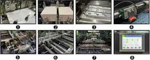 Factory Hardcover Case Making Machine Fully Automatic Book Case Maker Line Making Machine