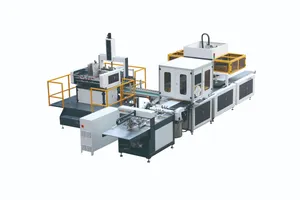Visual Positioning Type Automatic Paper Box Making Machine Rigid Box Making Machine Shoe Box Making Machine Gift Box Making Machine