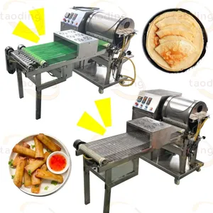 Lumpia Spring Roll Machine Automatic Spring Roll Wrapper Machine Home Use Automatic Maker