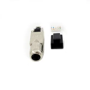 FTP CAT6A Shielded 8P8C Tool-Less RJ45 Modular Connector Module