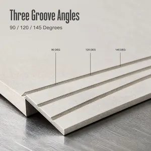 Semi Automatic Grooving Machine for Cardboard Rigid Box Grey Board MDF Box