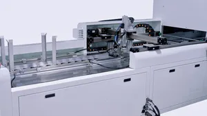 Gr-720za Fully-Automatic Rigid Box One-Step Forming Cosmetic Gift Box Machine
