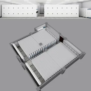 Space Saving Library Shelving Mobile Storage Rack System