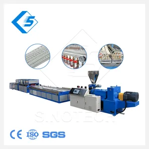 Square Round Wiring Cable Conduit PVC Electrical Cable Channel Trunking Casing Making Machine Extruder UPVC Profile Machine