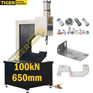 650mm Fastener Insertion Pneumatic Riveting Pem Insert Machine