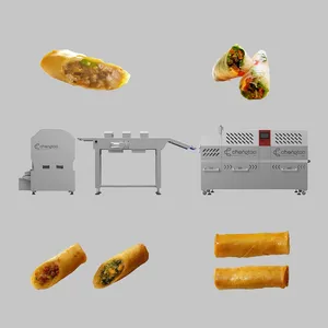 Industrial Spring Roll Processing Line User Friendly Simple Operation