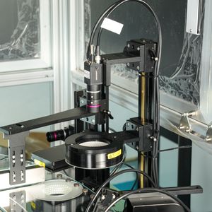 Visual Defect Detection System with Robotic Arm Material Loading Capability - Automatic Sorting Machine